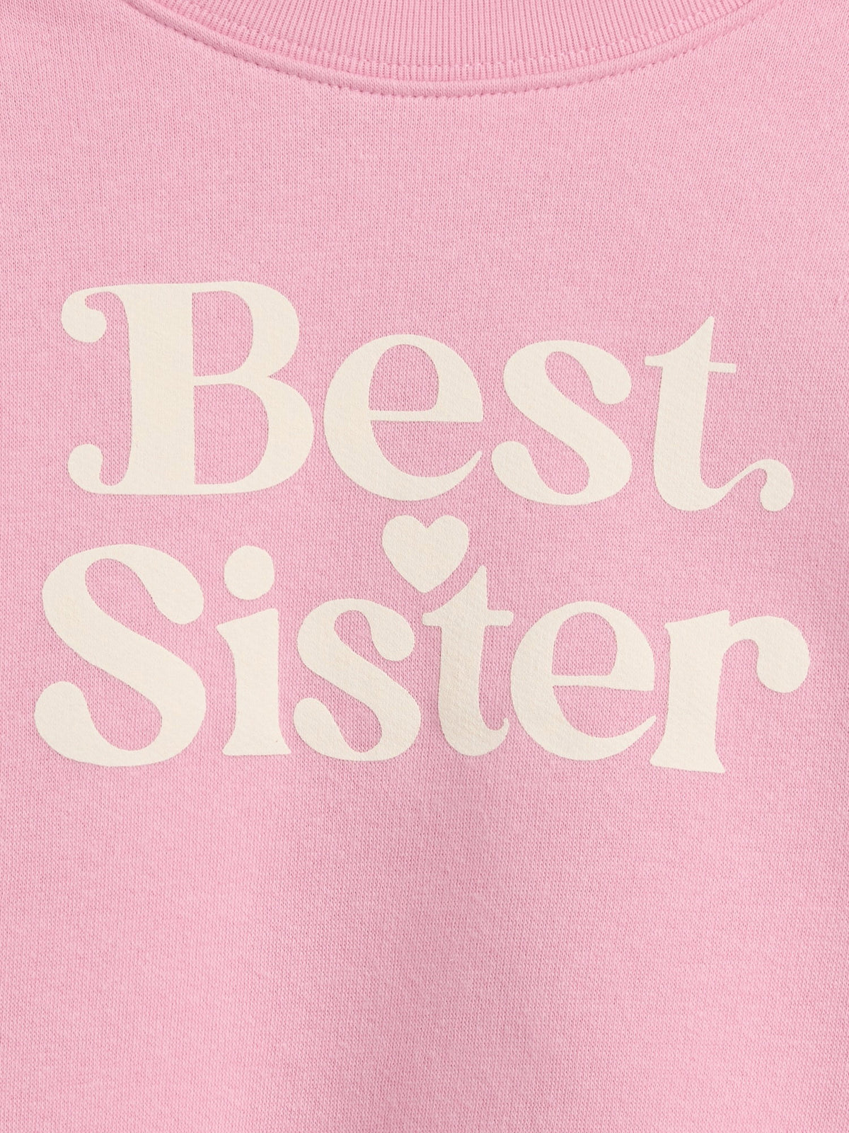 Pembe Bisiklet Yaka Sweatshirt