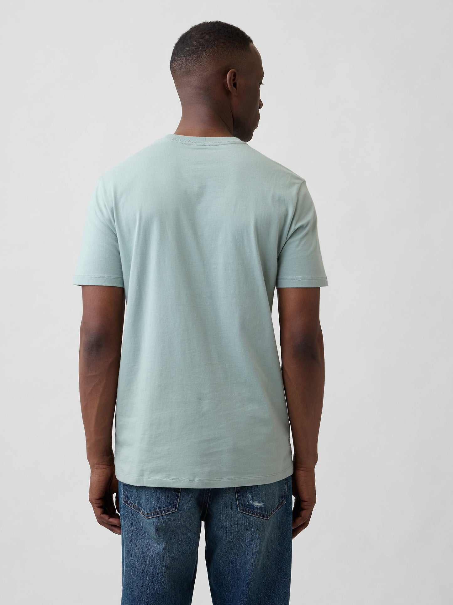 Açık Yeşil Everyday Soft Gap Logo T-shirt