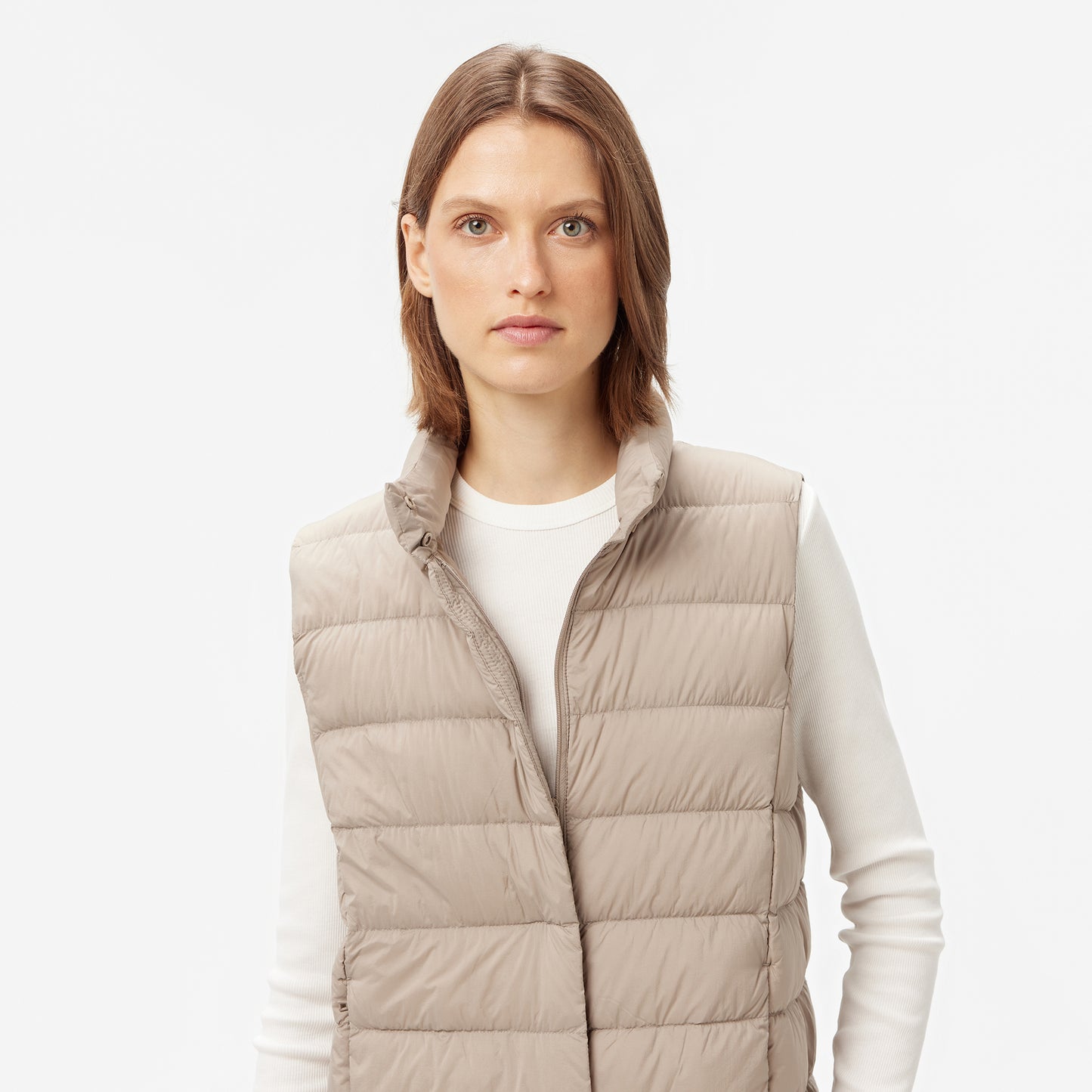 Nautica Kadın Bej Su Itici Özellikli Yelek