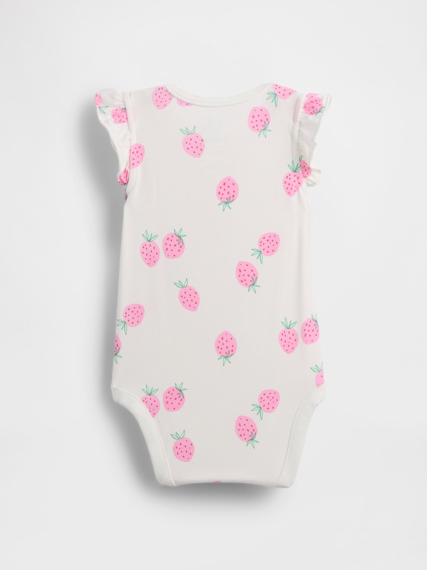 Kırık Beyaz First Favorites Flutter-sleeve Bodysuit