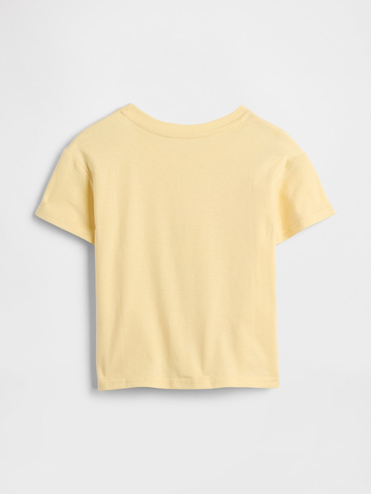 Sarı Grafik Baskılı T-shirt