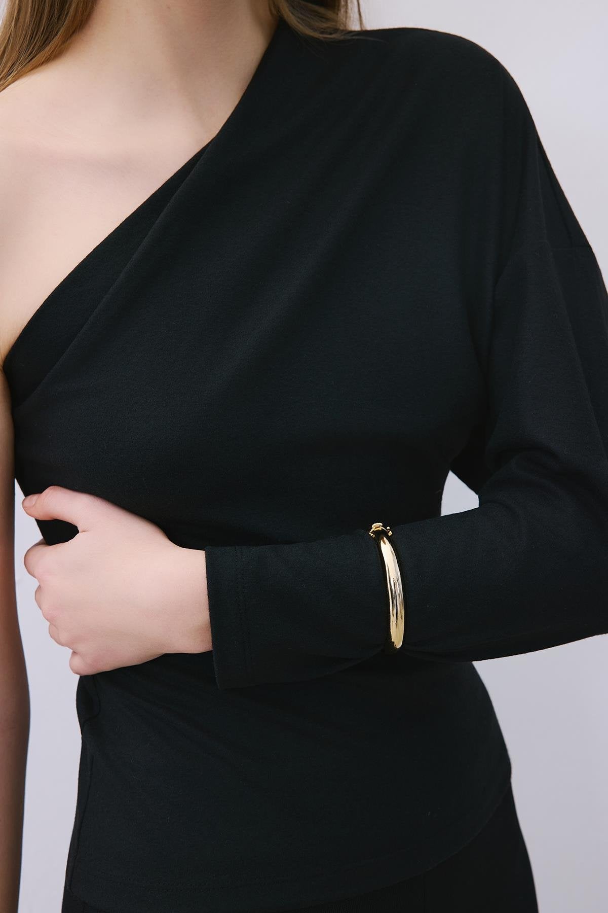 Modern Gold Kelepçe Bileklik