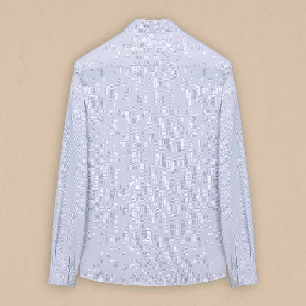 Goias Soho Mikro Desenli Mavi Gömlek