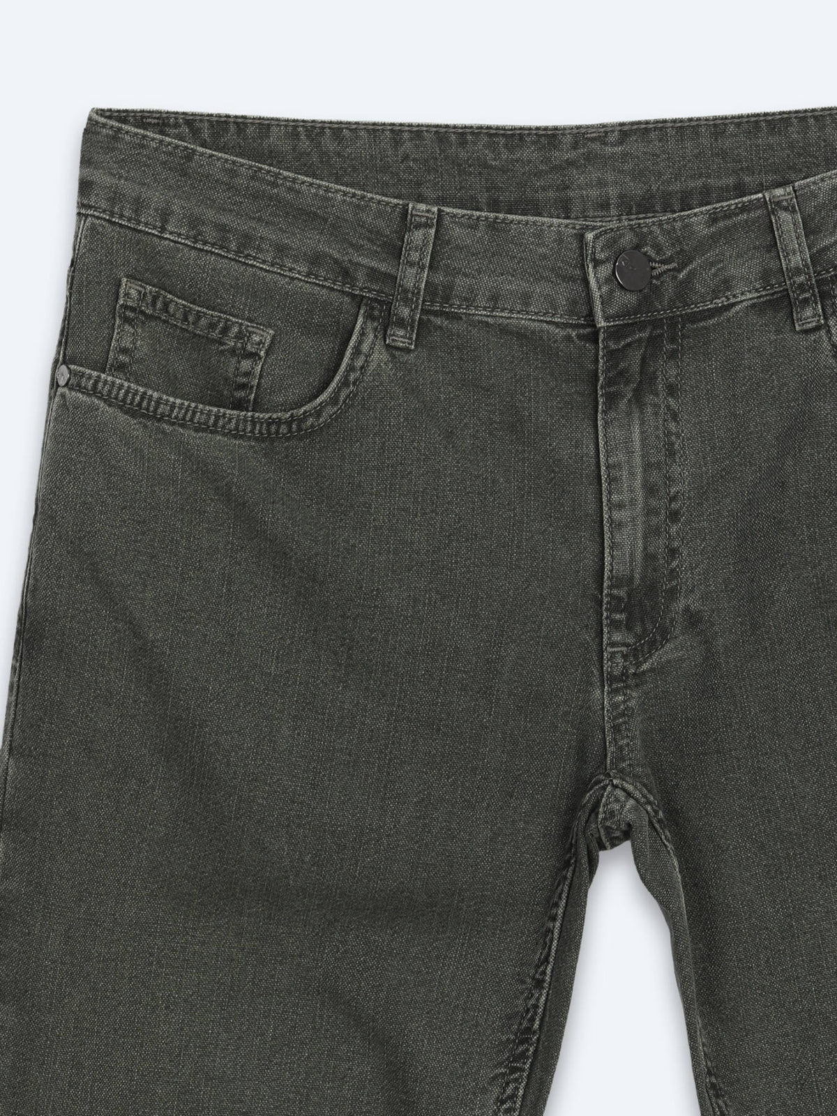 Haki Regular Fit Denim %100 Pamuk Pantolon