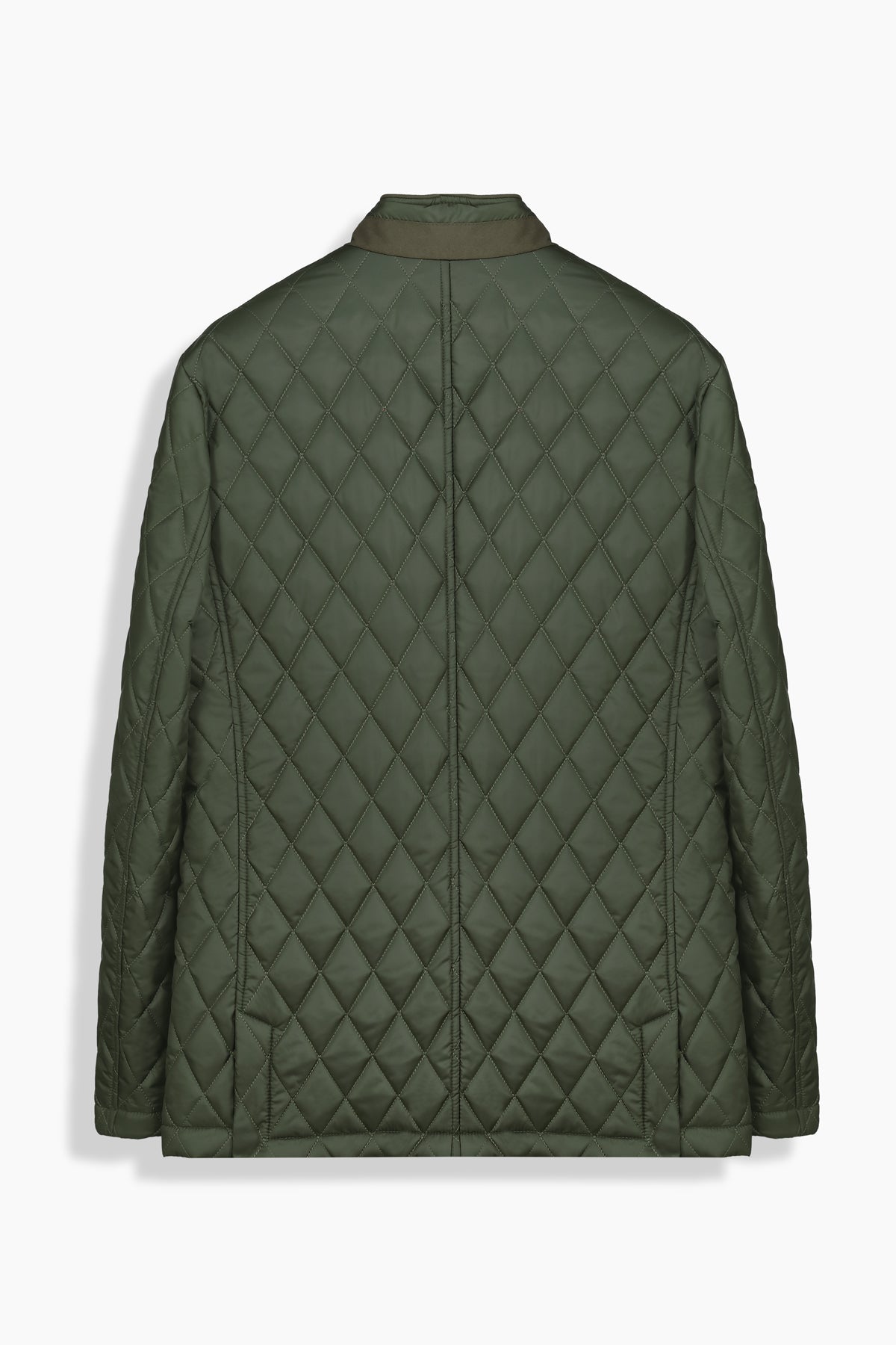 Jarna Baklava Desenli Haki Mont