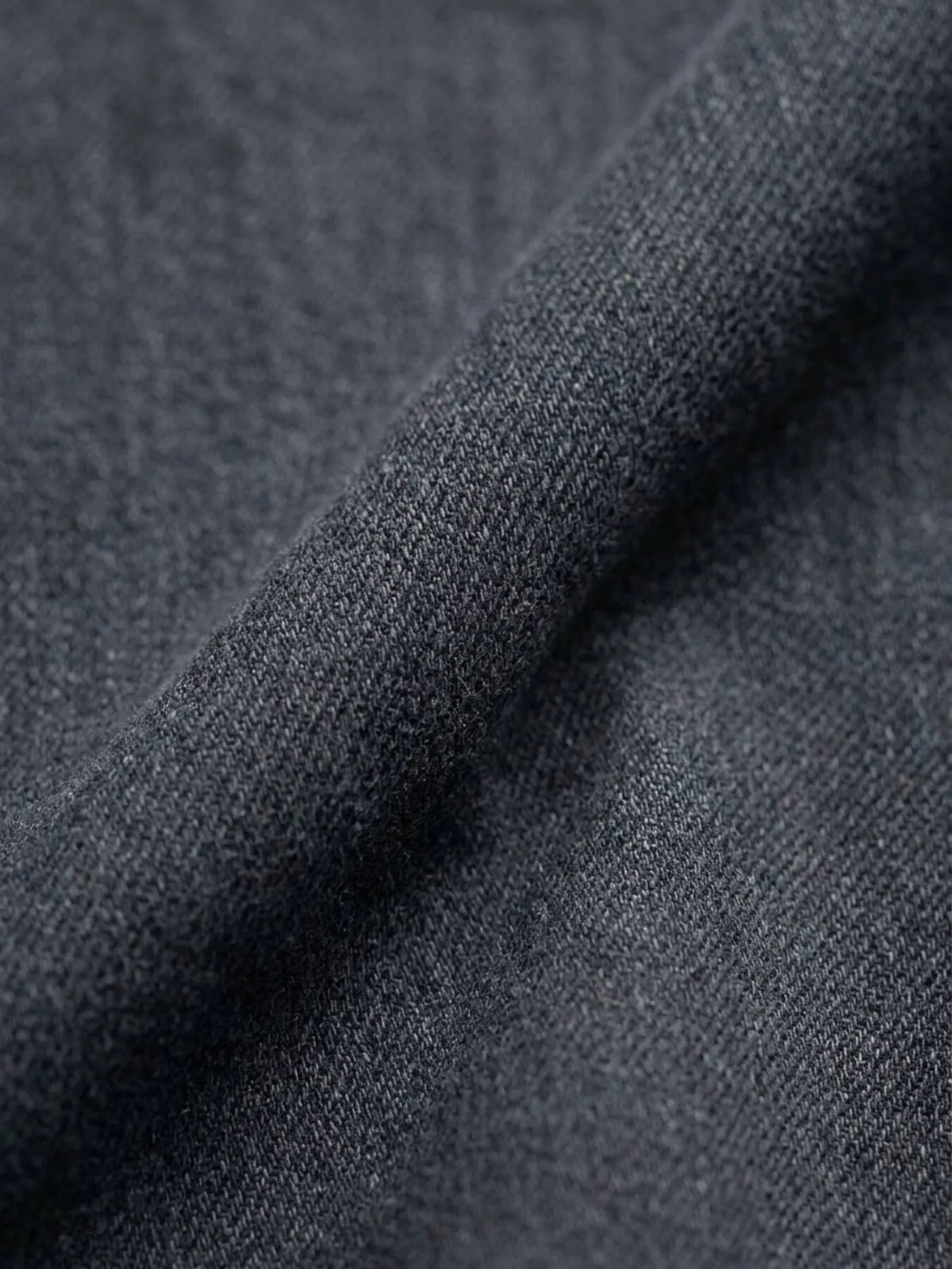 Koyu Mavi Düz Slim Fit Denim Pamuk Karışımlı Pantolon