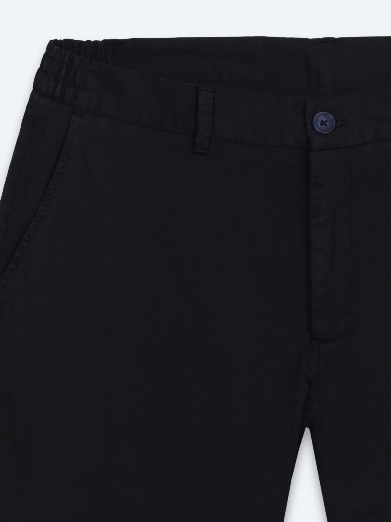 Lacivert Dokuma Jogging Fit Casual Pamuk Karışımlı Pantolon
