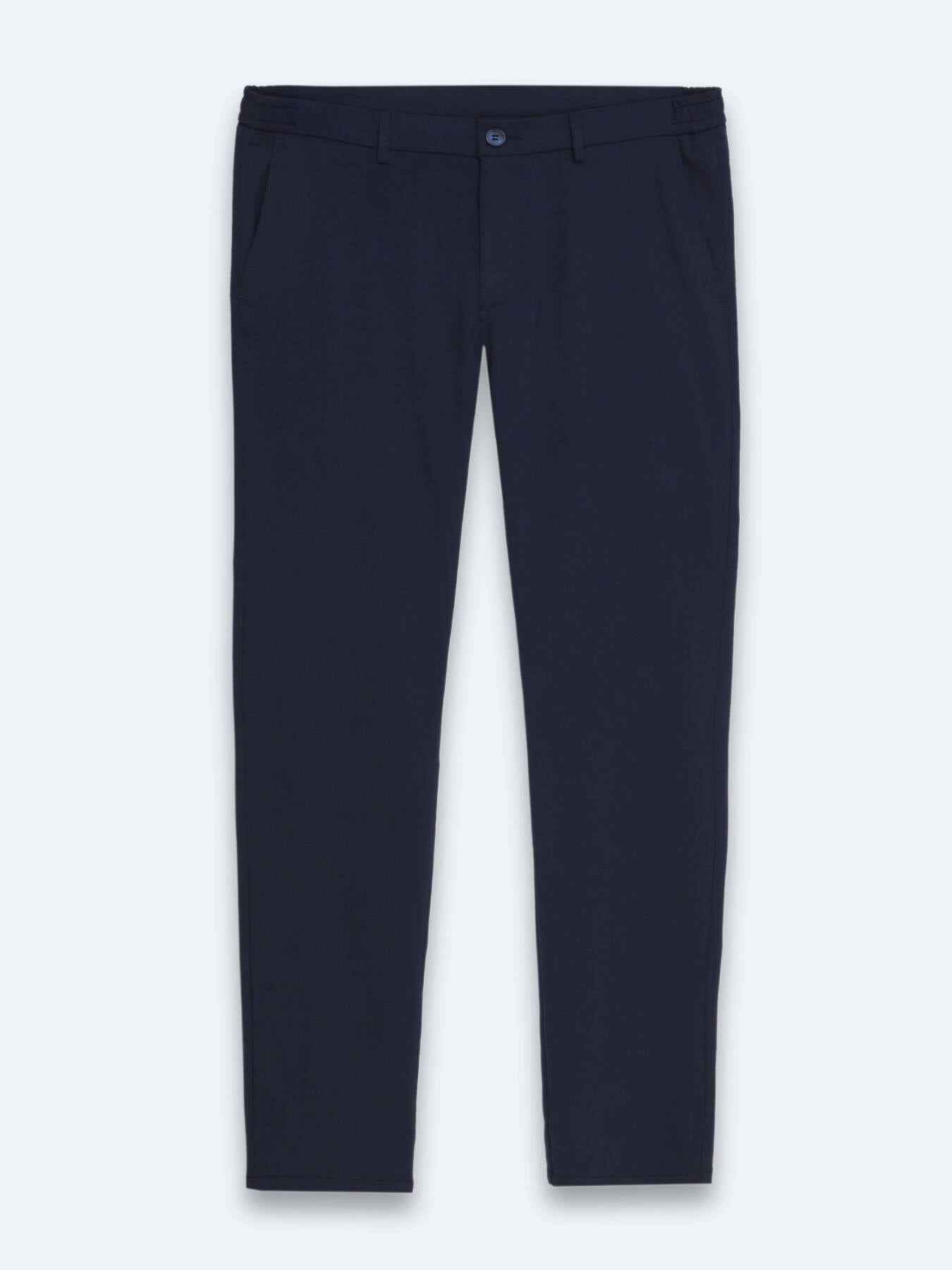Lacivert Dokuma Jogging Fit Casual Pantolon