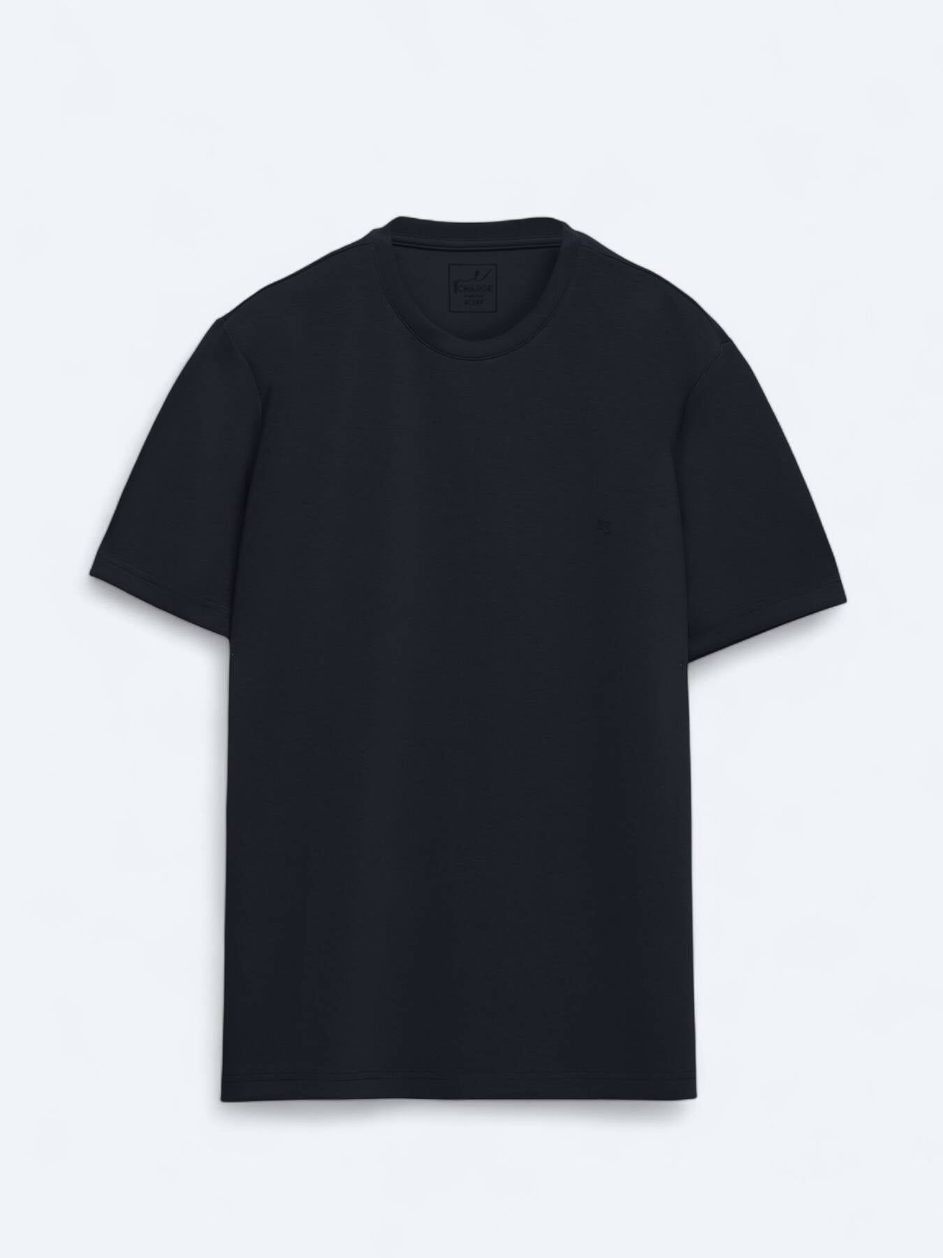 Lacivert Düz T-shirt