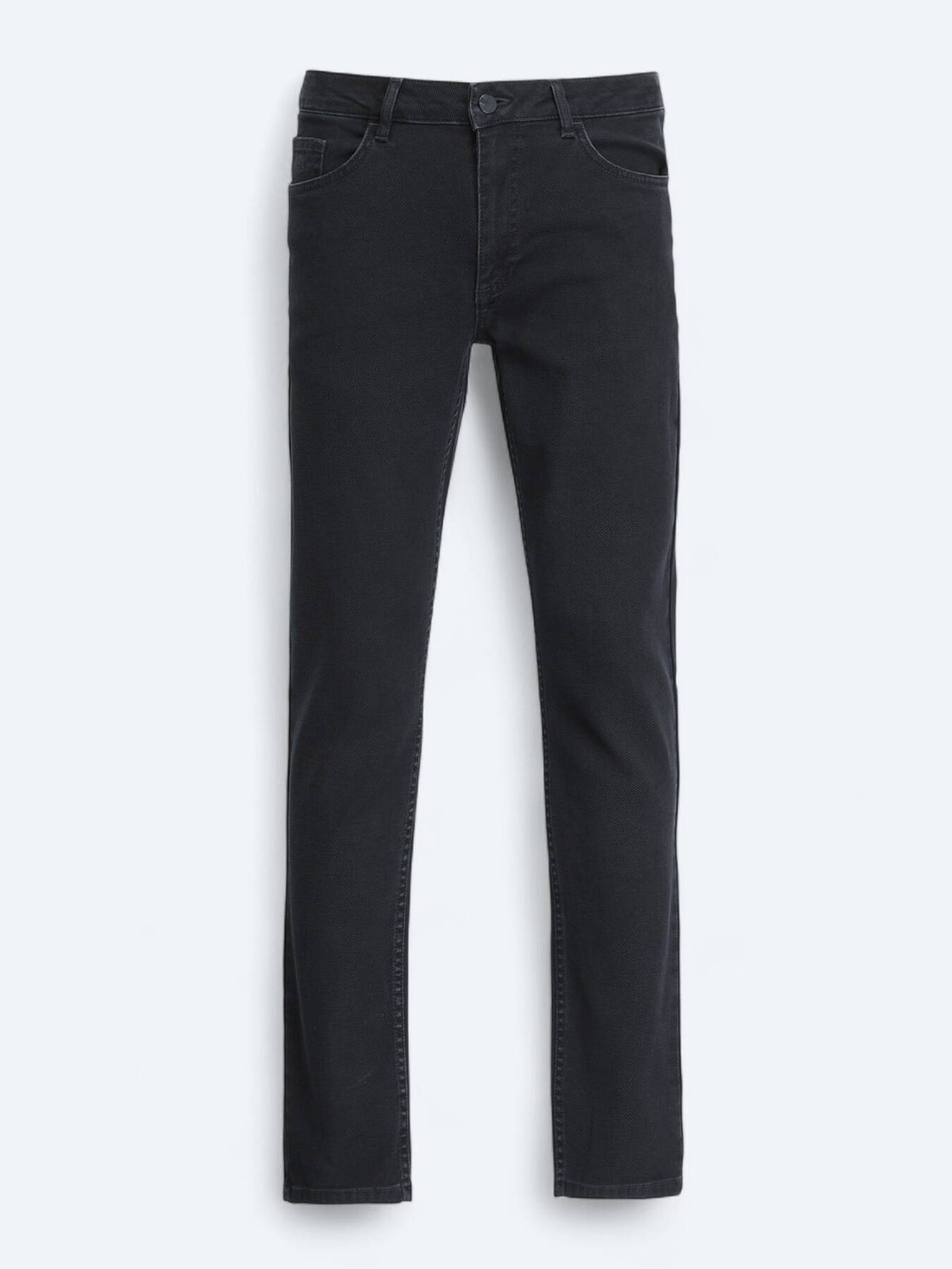 Lacivert Slim Fit Denim Pamuk Karışımlı Pantolon