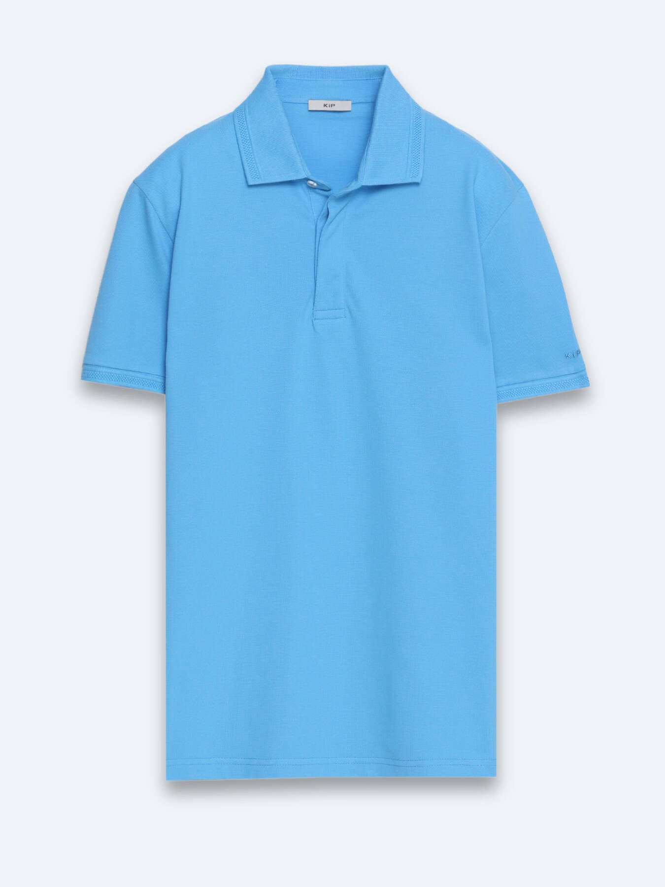 Mavi Düz %100 Pamuk T-shirt