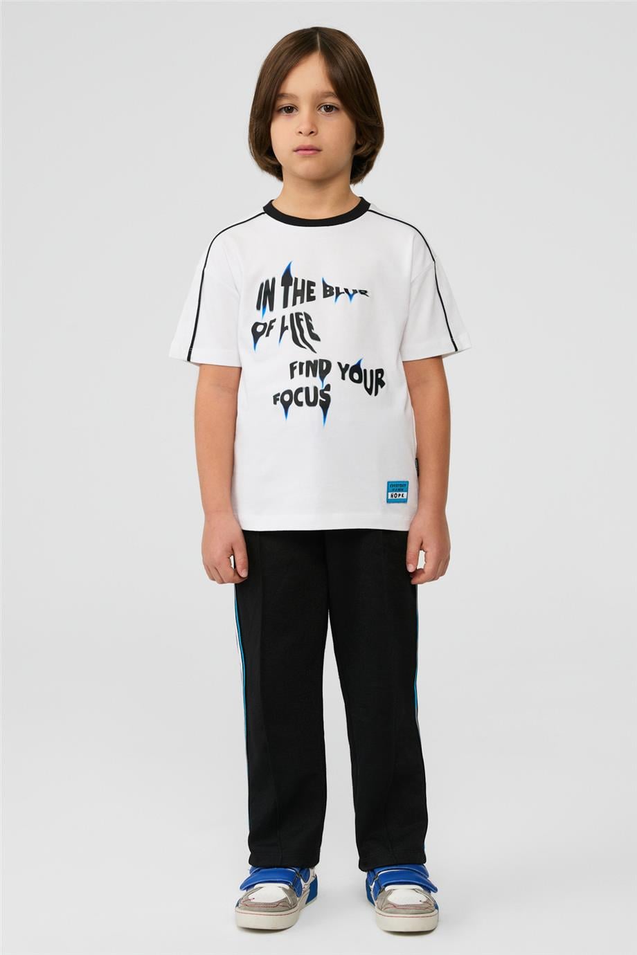 Erkek Çocuk Beyaz Tshirt