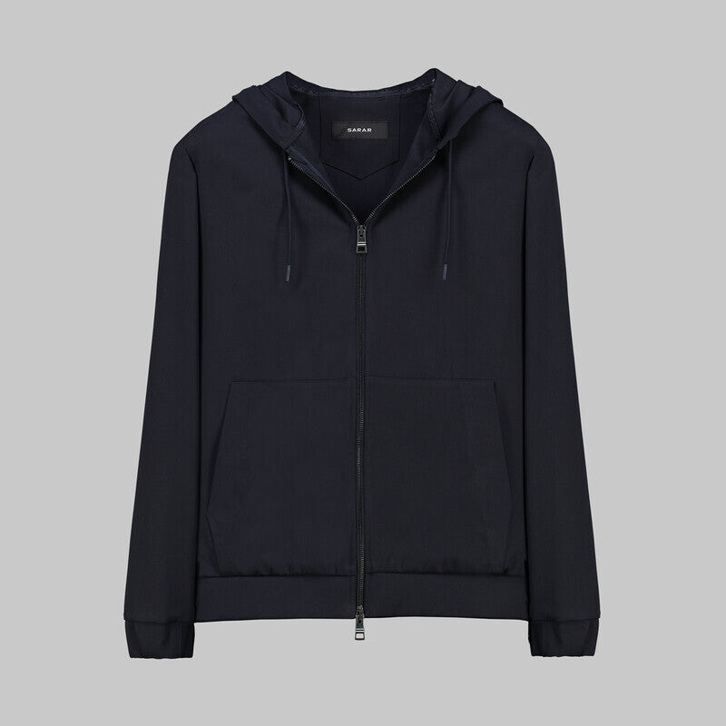 Pergamon Lacivert Kapüşonlu Mont