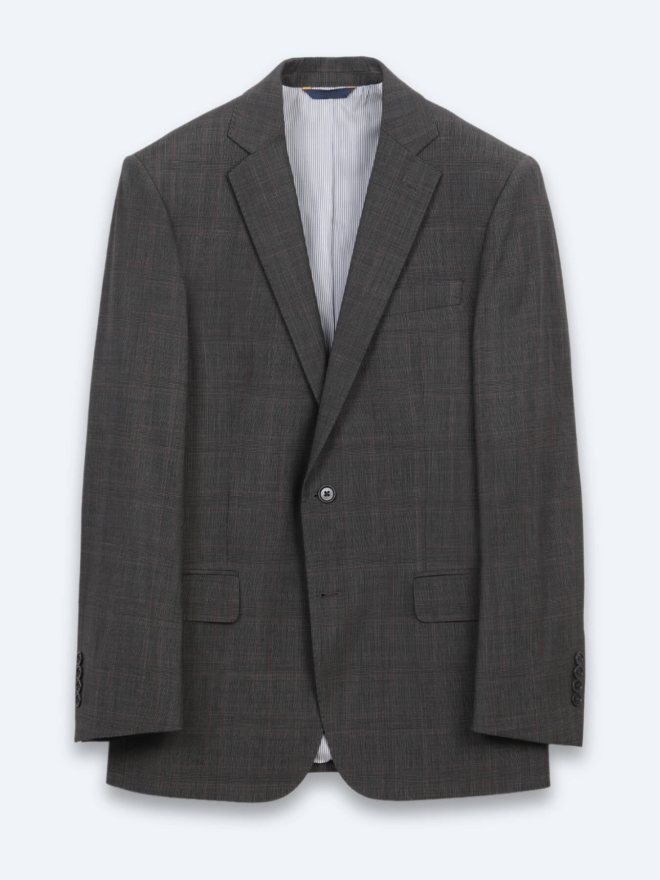 Renkli Mikro Modern Fit Yün Karışımlı Ceket