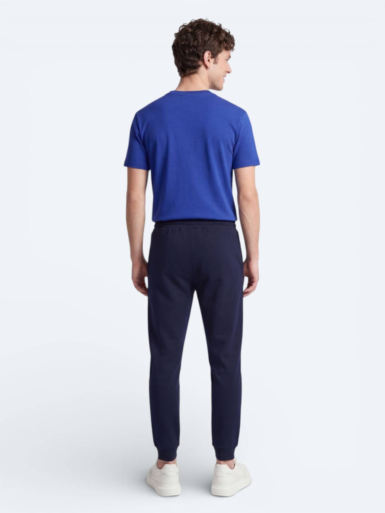 Saks Düz T-shirt