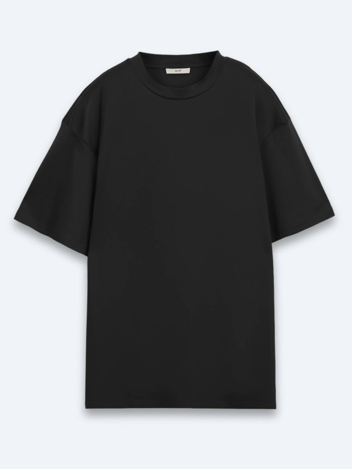 Siyah Düz %100 Pamuk T-shirt