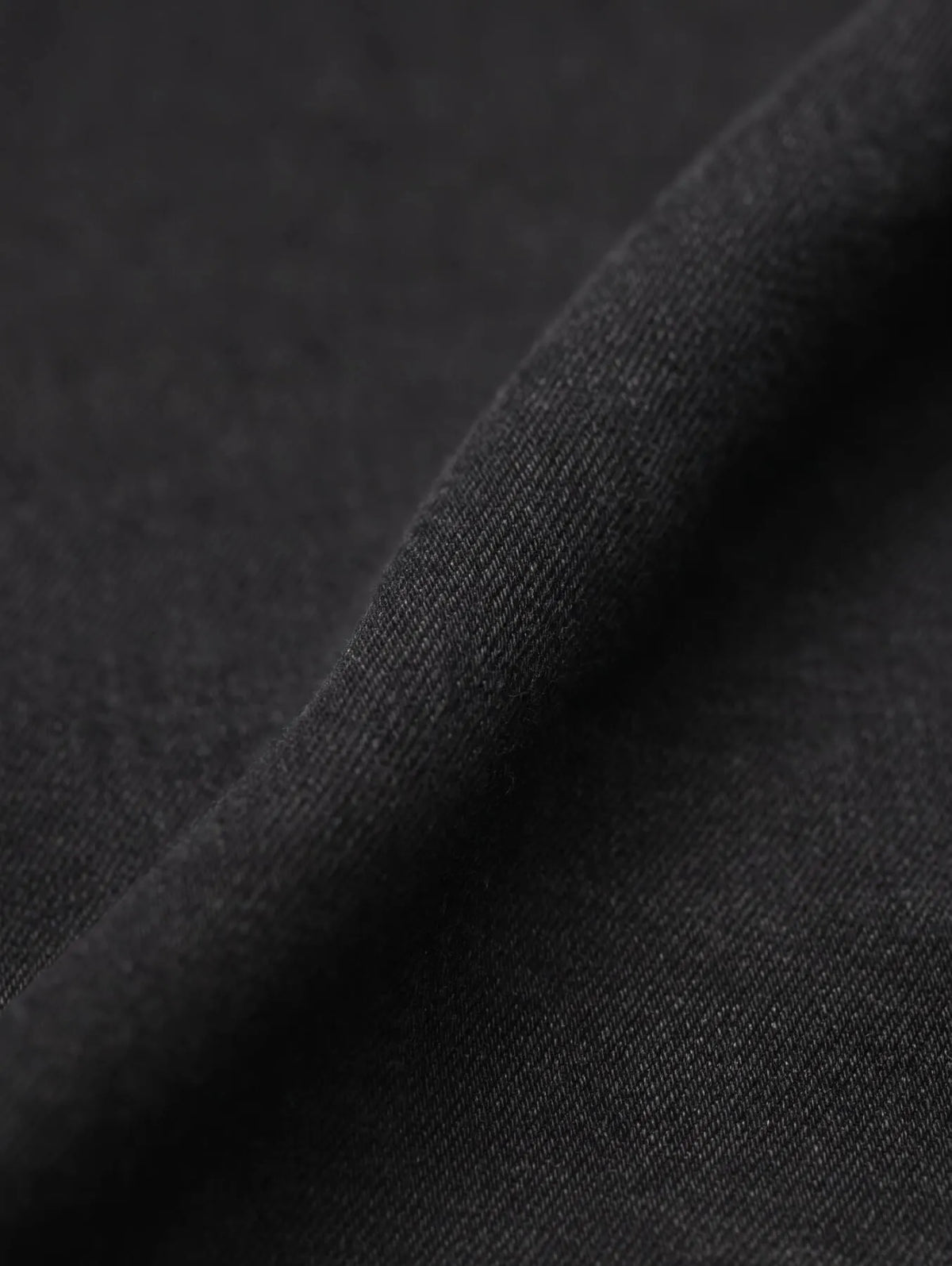 Siyah Düz Slim Fit Denim Pamuk Karışımlı Pantolon