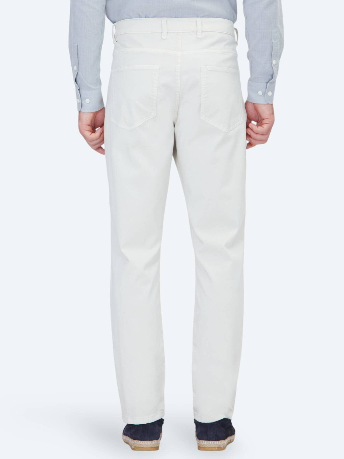Taş Dokuma Slim Fit Spor Pamuk Karışımlı Pantolon