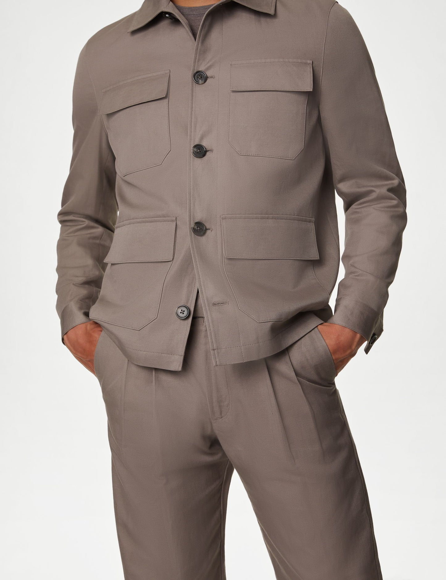 Regular Fit Safari Ceket