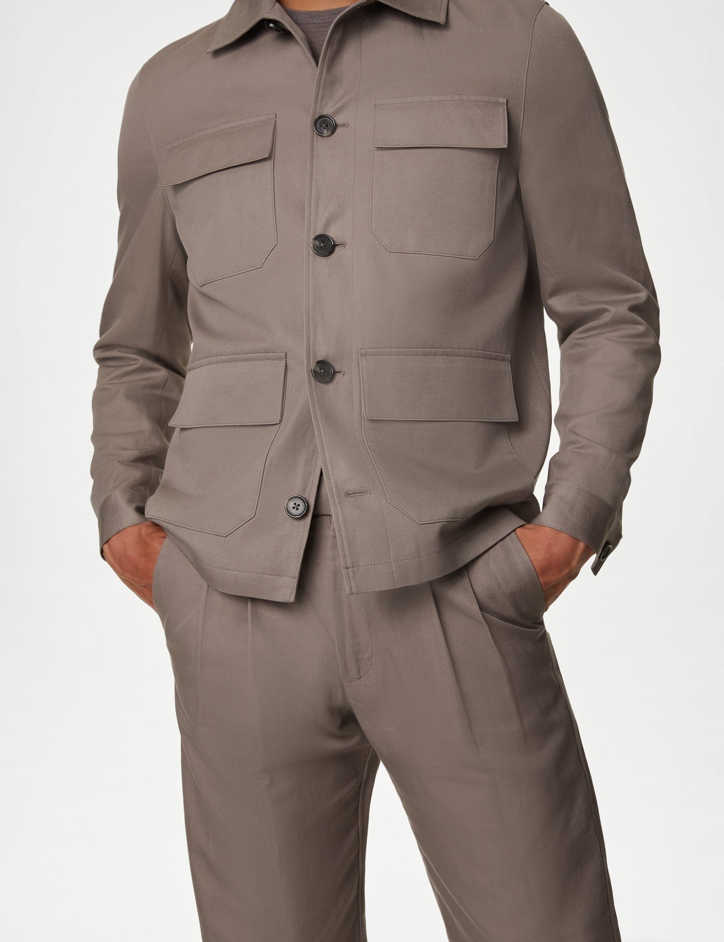Regular Fit Safari Ceket