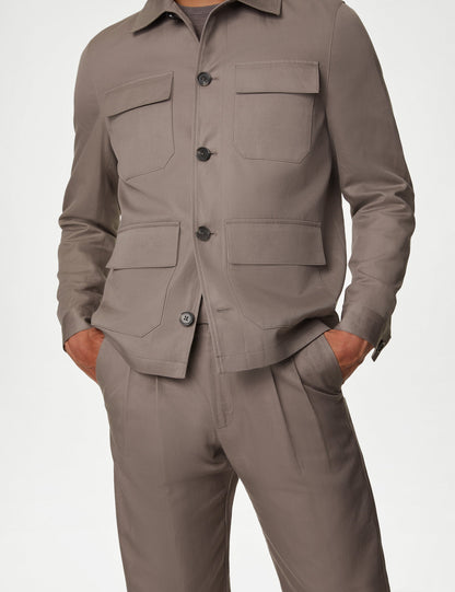 Regular Fit Safari Ceket
