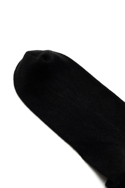 Kadın Siyah Gümüş Pamuk Çorap