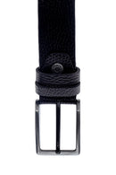 Erkek Siyah Deri Kemer