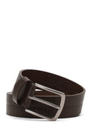 Erkek Kahverengi Deri Kemer