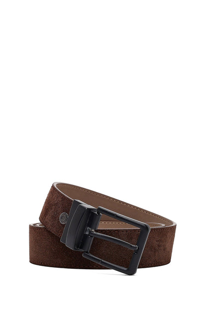 Erkek Kahverengi Süet Deri Kemer