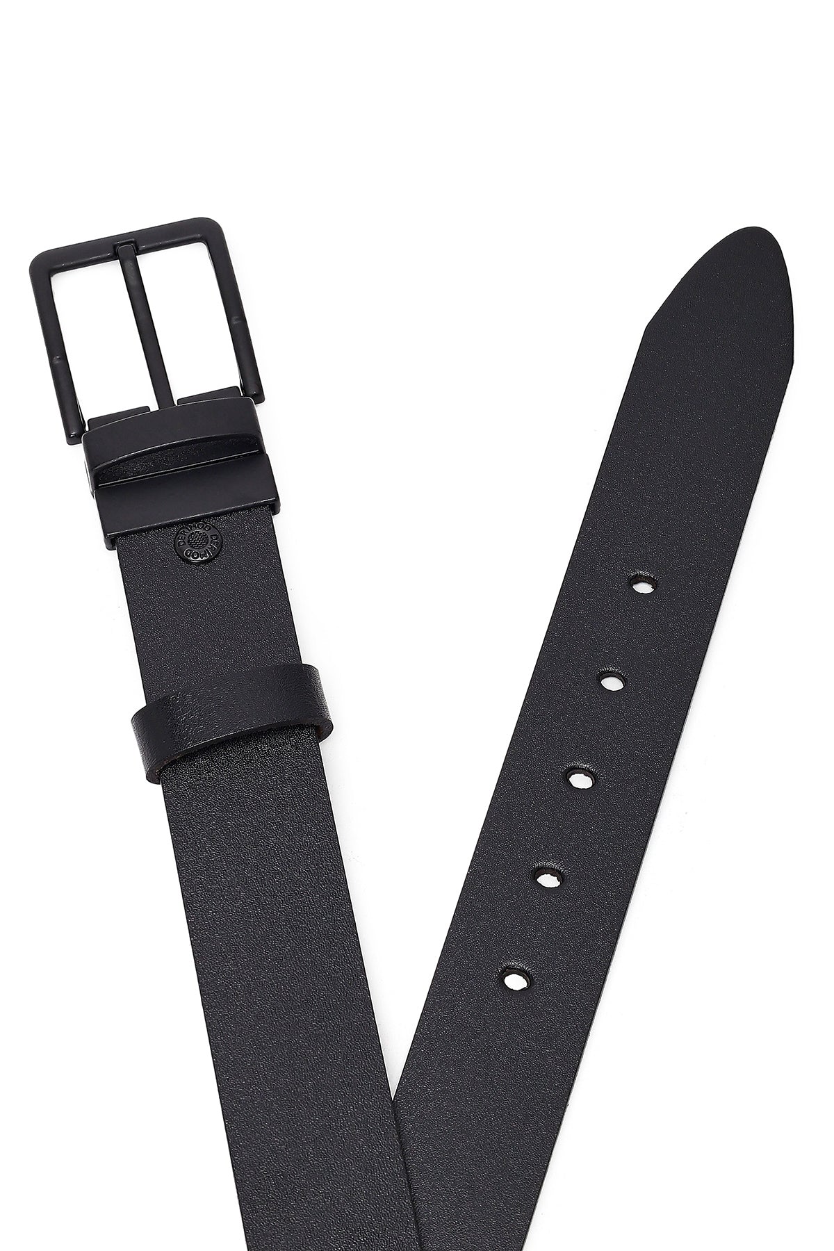 Erkek Siyah Deri Kemer