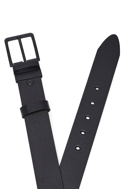 Erkek Siyah Deri Kemer