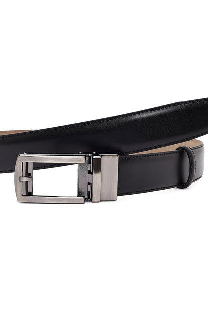 Erkek Siyah Deri Kemer