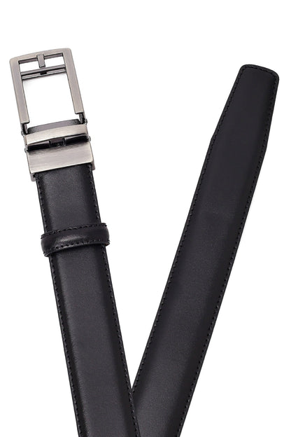 Erkek Siyah Deri Kemer