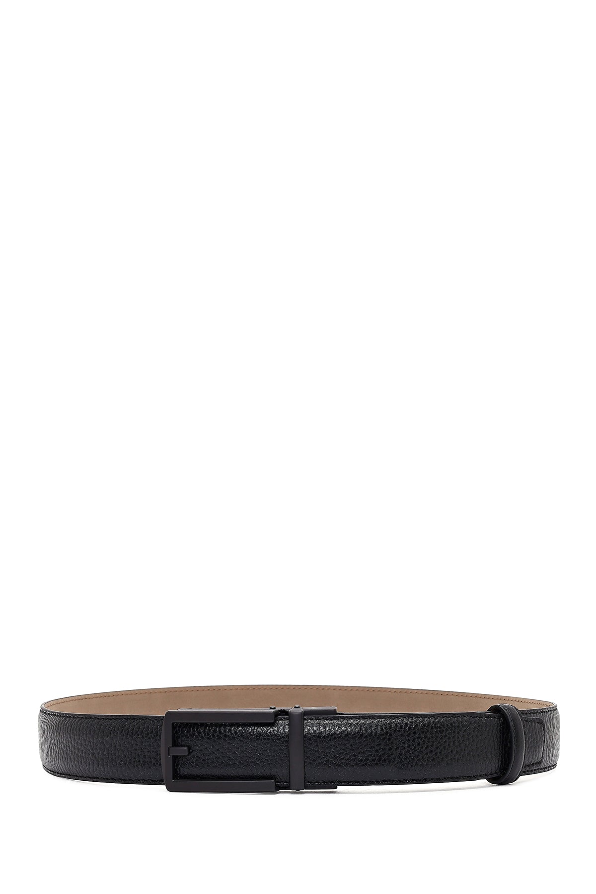 Erkek Siyah Deri Kemer