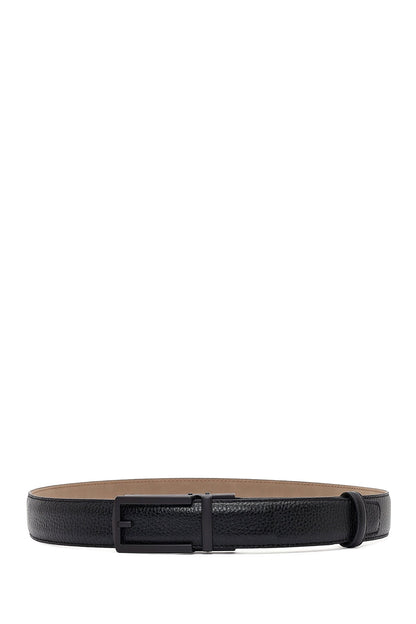 Erkek Siyah Deri Kemer