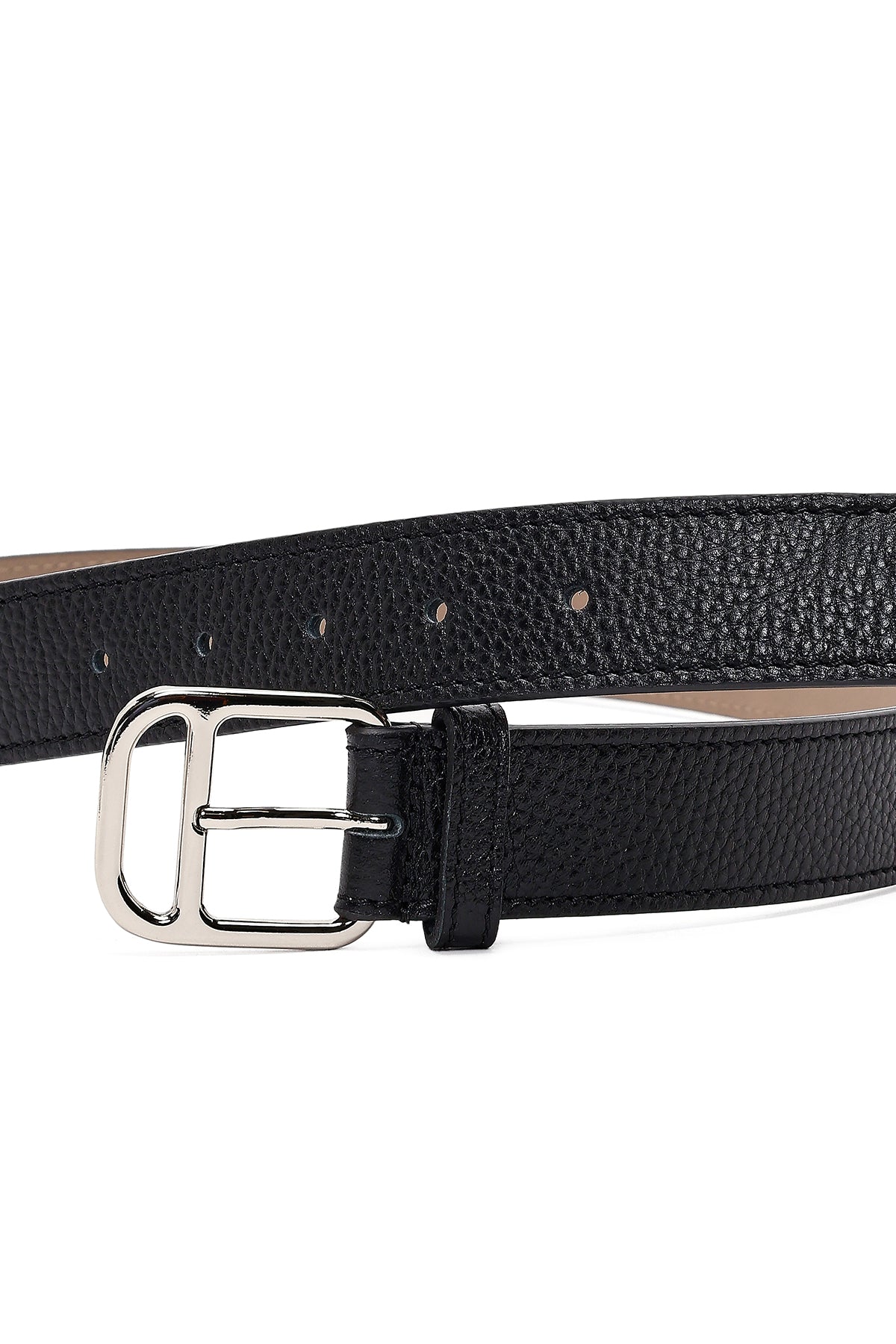 Erkek Siyah Deri Kemer