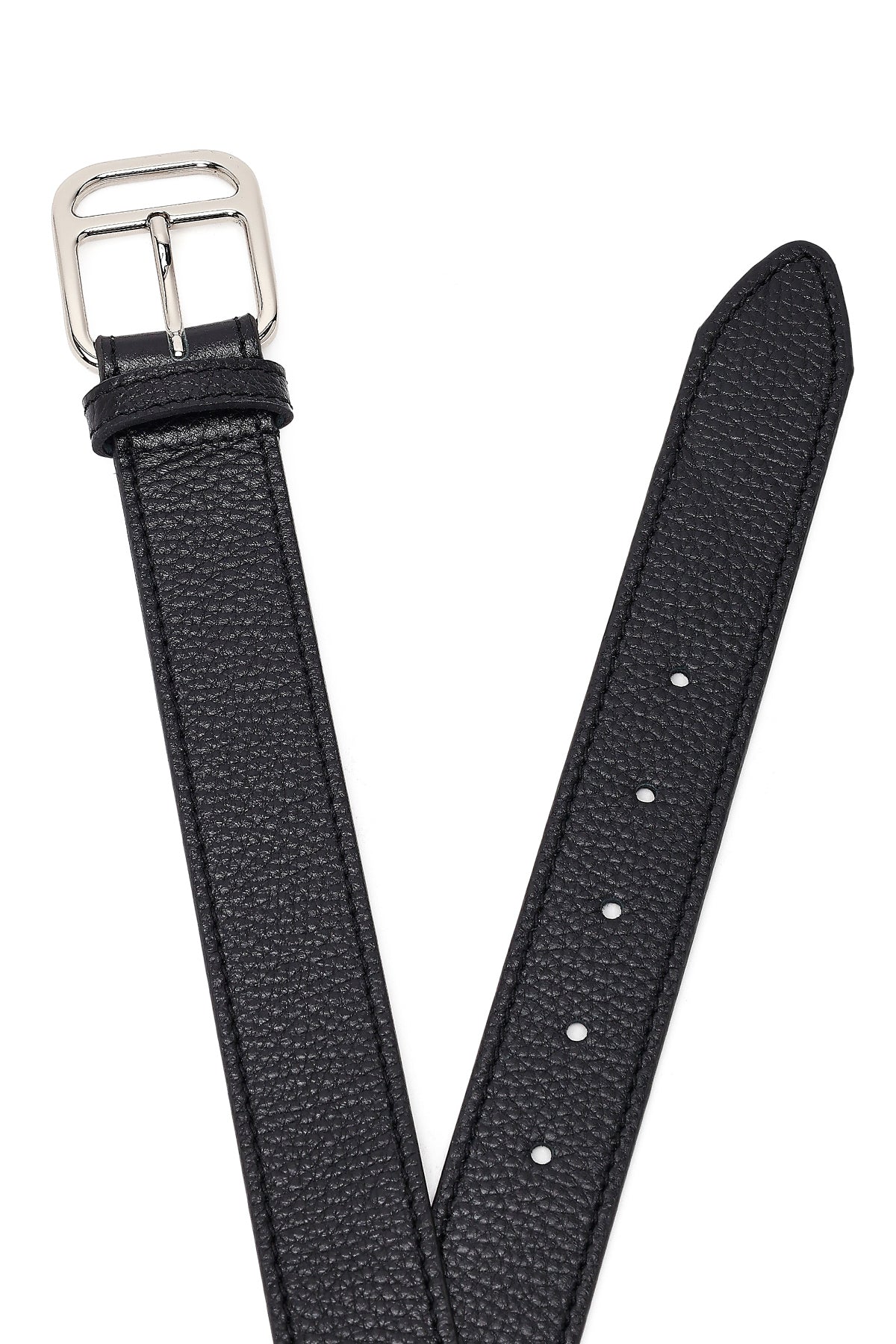 Erkek Siyah Deri Kemer