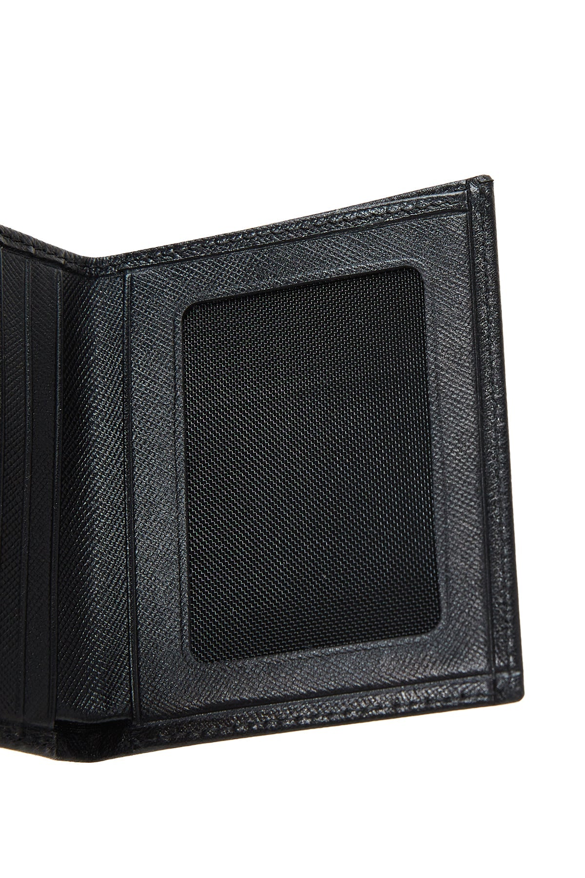 Erkek Siyah Deri Kartlık