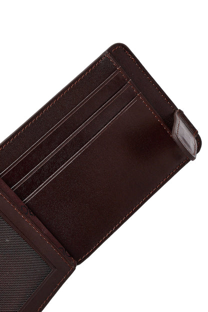 Erkek Kahverengi Deri Kartlık