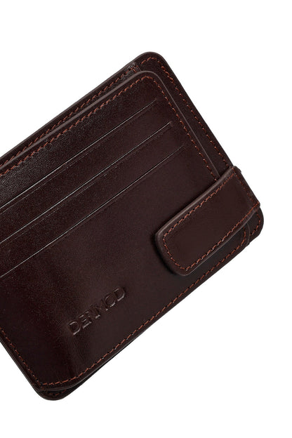 Erkek Kahverengi Deri Kartlık