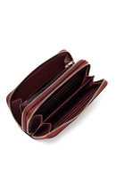 Kadın Bordo Kroko Cüzdan