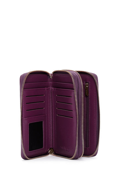 Kadın Mor Cüzdan