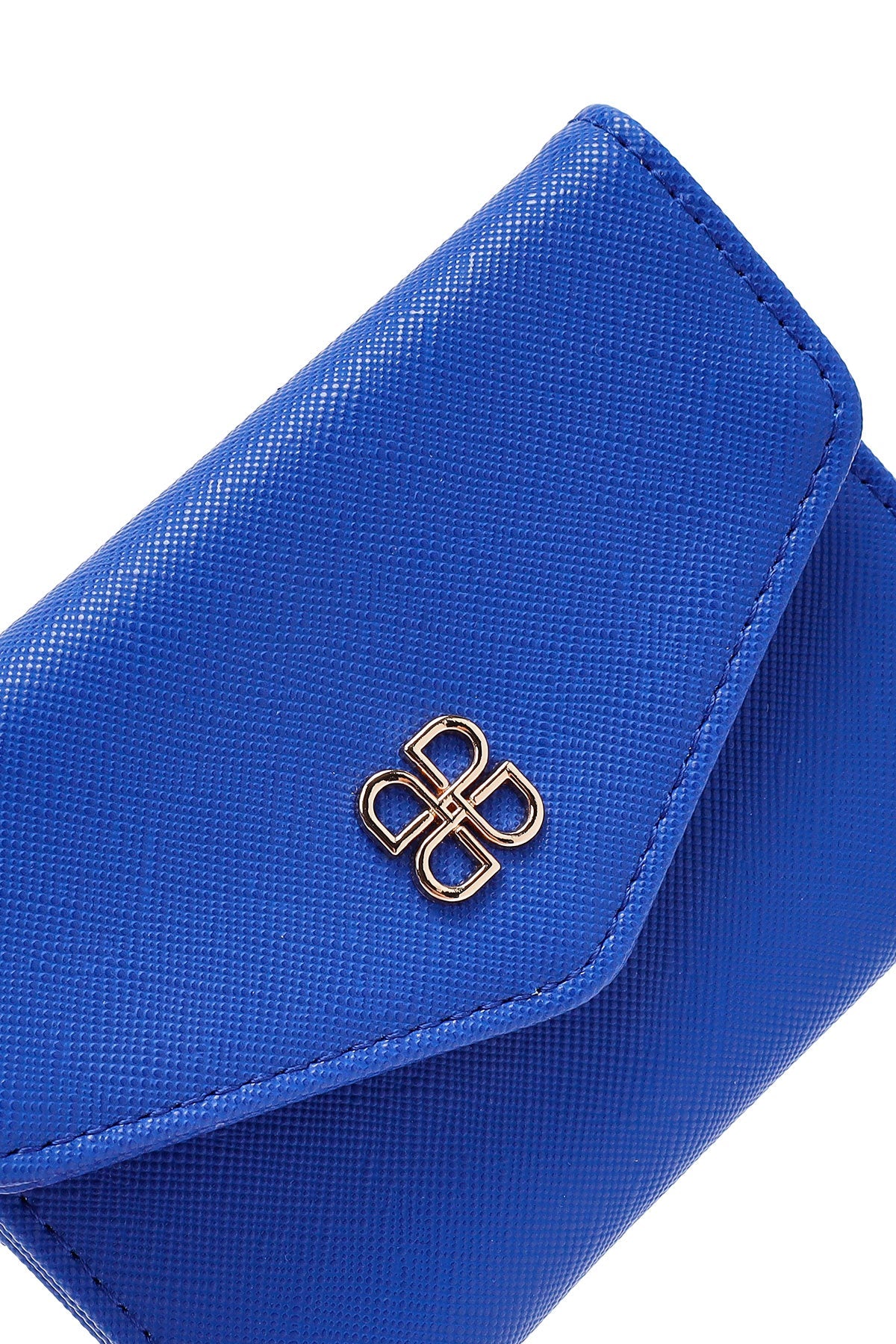 Kadın Mavi Baskılı Cüzdan