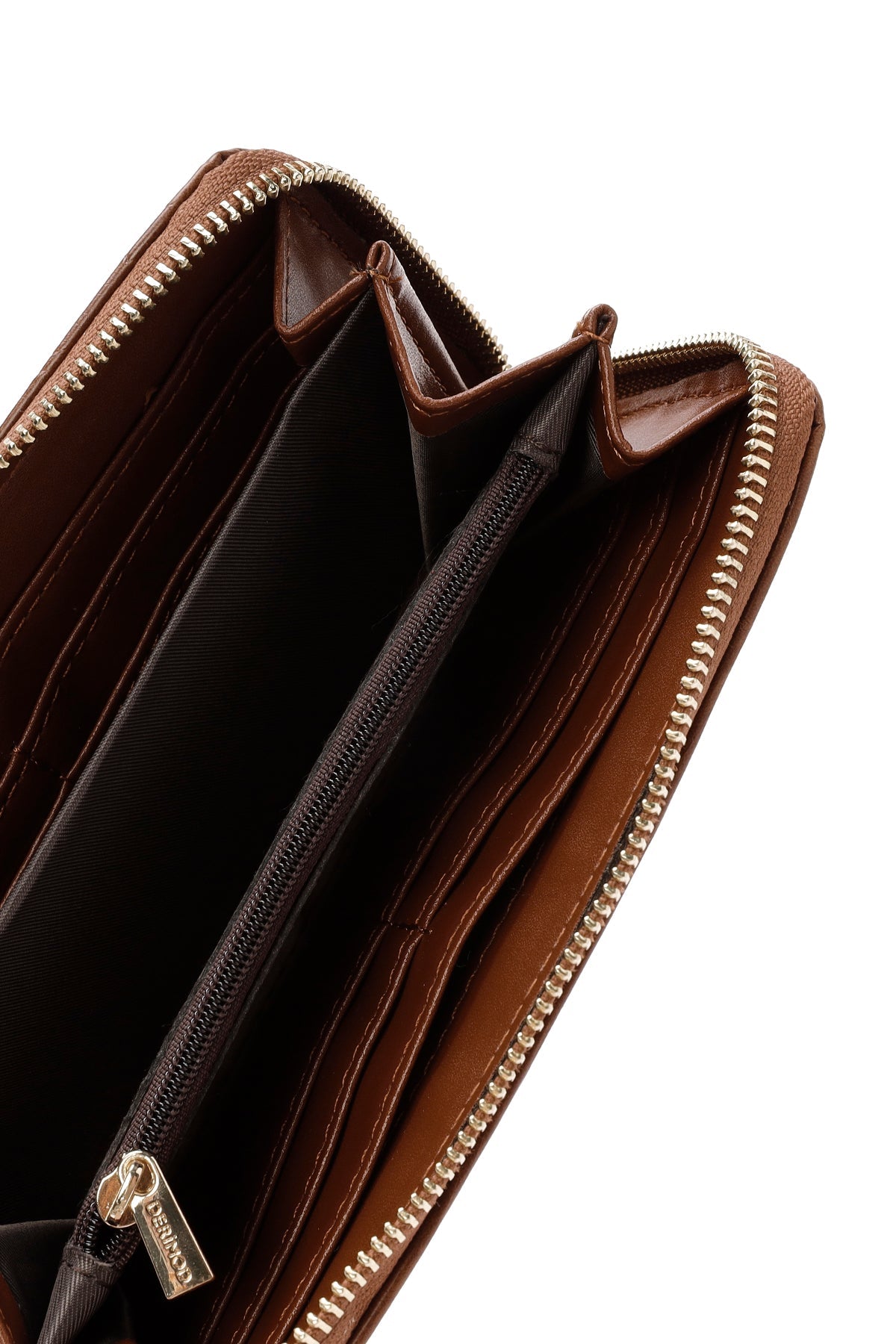 Kadın Kahverengi Baskılı Cüzdan