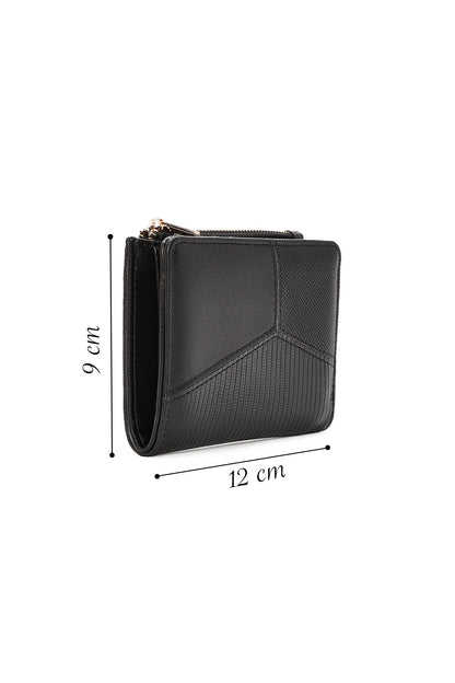 Kadın Siyah Desenli Cüzdan