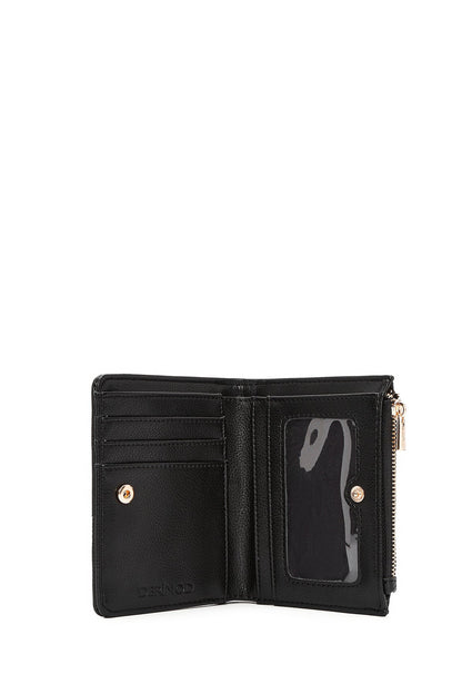 Kadın Siyah Desenli Cüzdan