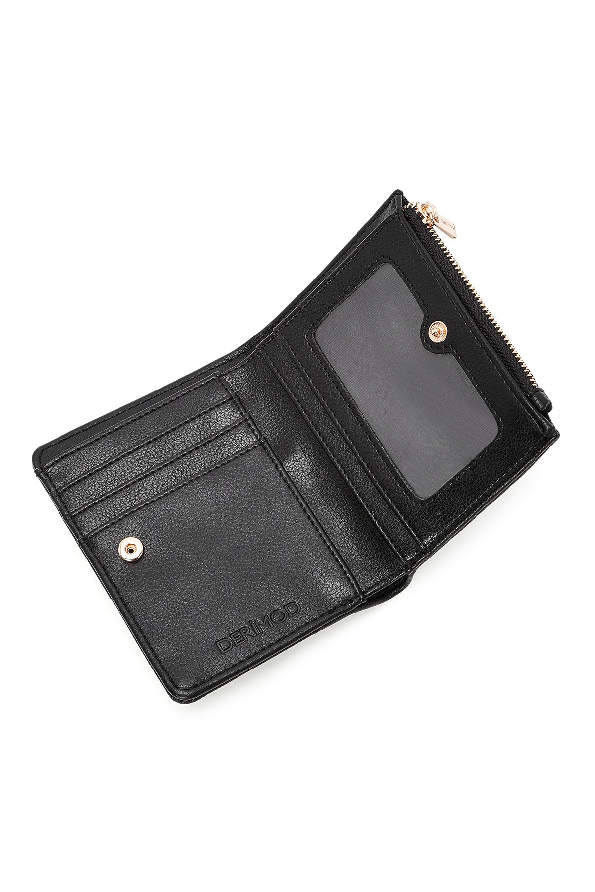 Kadın Siyah Desenli Cüzdan