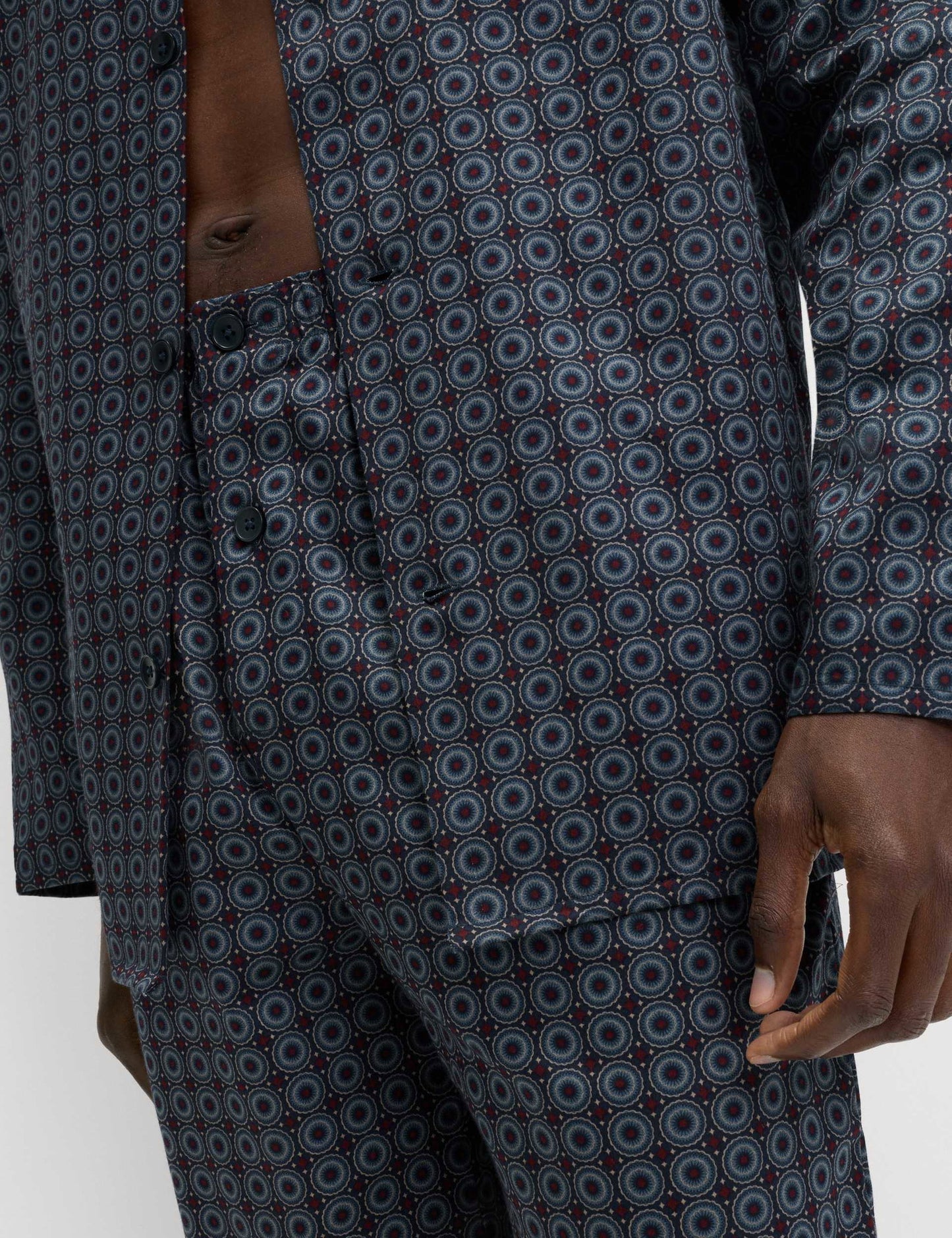 Desenli Pijama Takımı