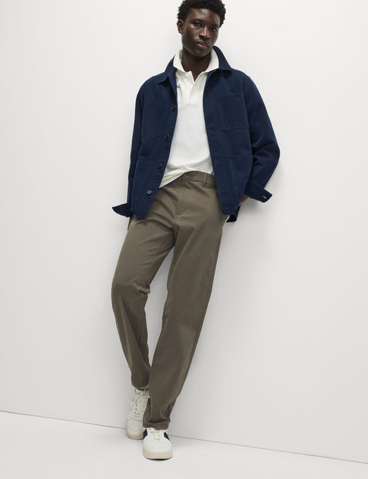 Regular Fit Lastikli Bel Chino