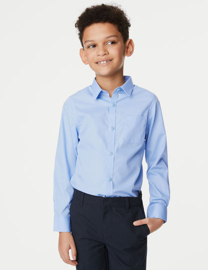 2'li Slim Fit Uzun Kollu Gömlek (2-18 Yaş)